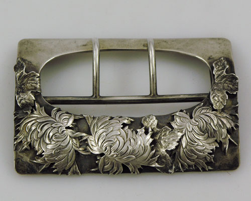 Shiebler antique sterling silver buckle circa 1880